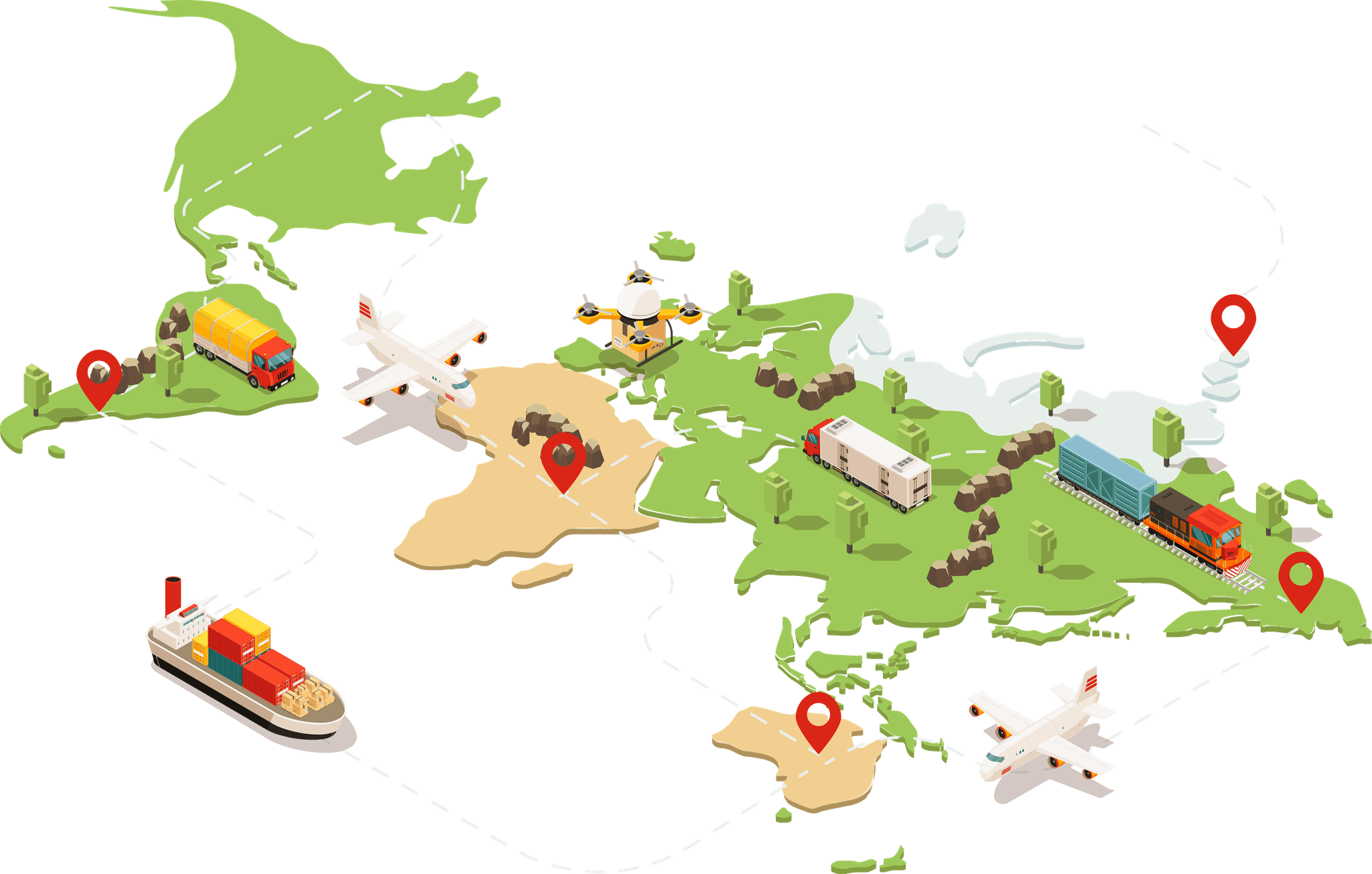 XBO global delivery network