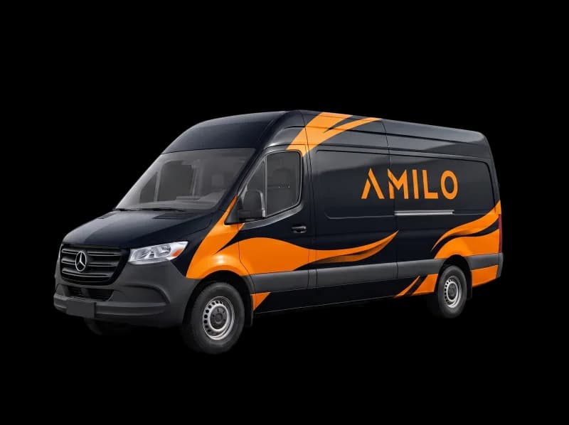 Amilo bonded fulfilment delivery van
